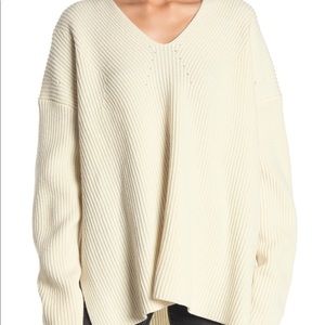 All Saints Clea White V-Neck